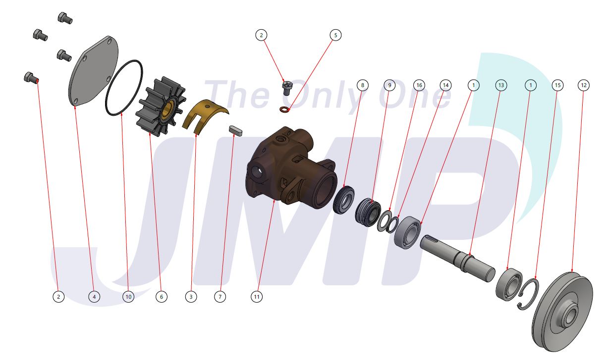 Major Service Kit JSK0114 for JMP Pump KL10IP