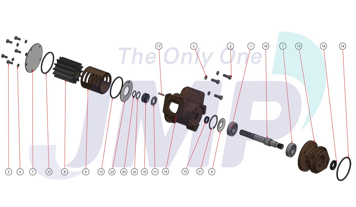 Cummins QSM11 Seawater Pump Replacement