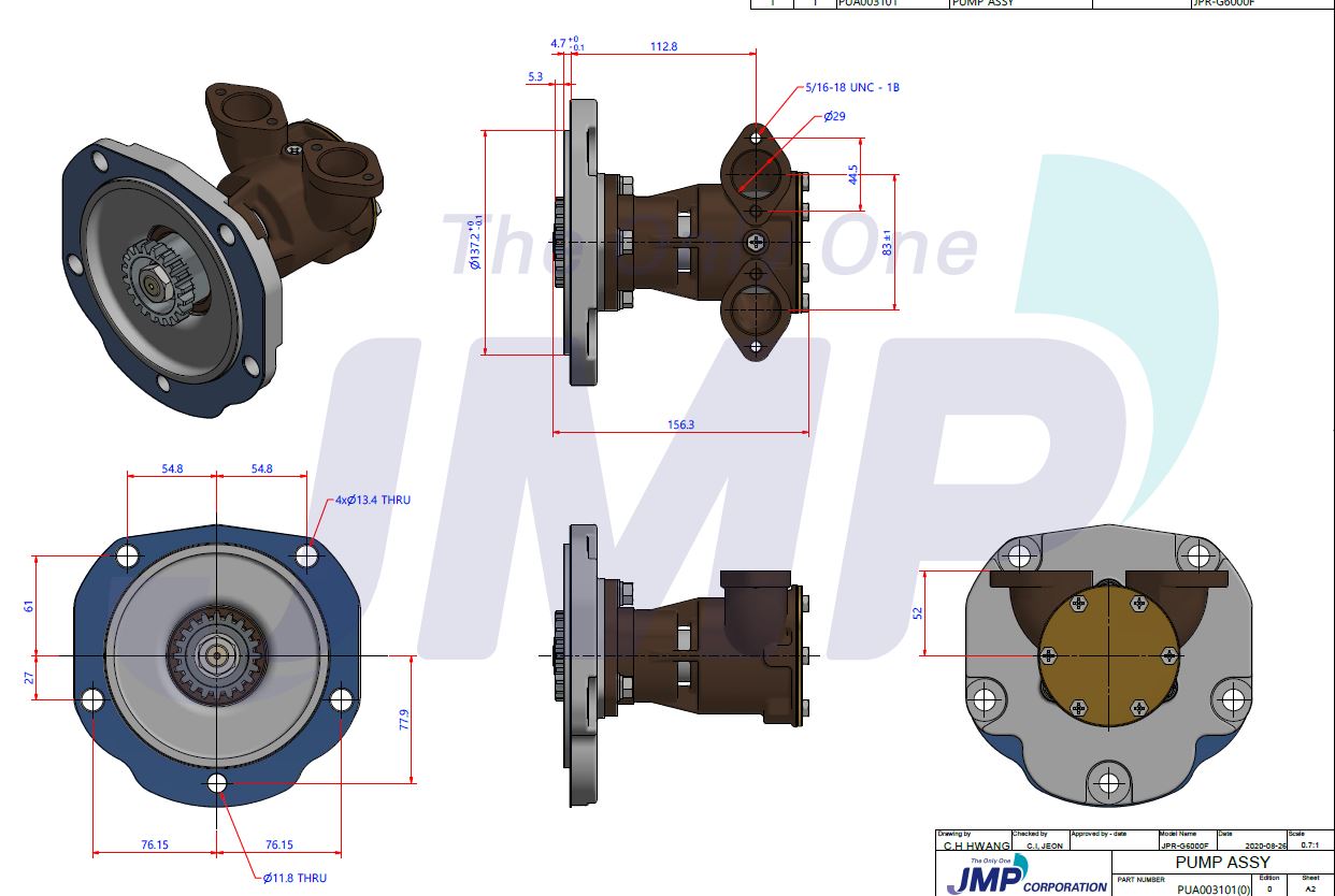 Detroit Diesel 353, 453, 471 Seawater Pump Replacement