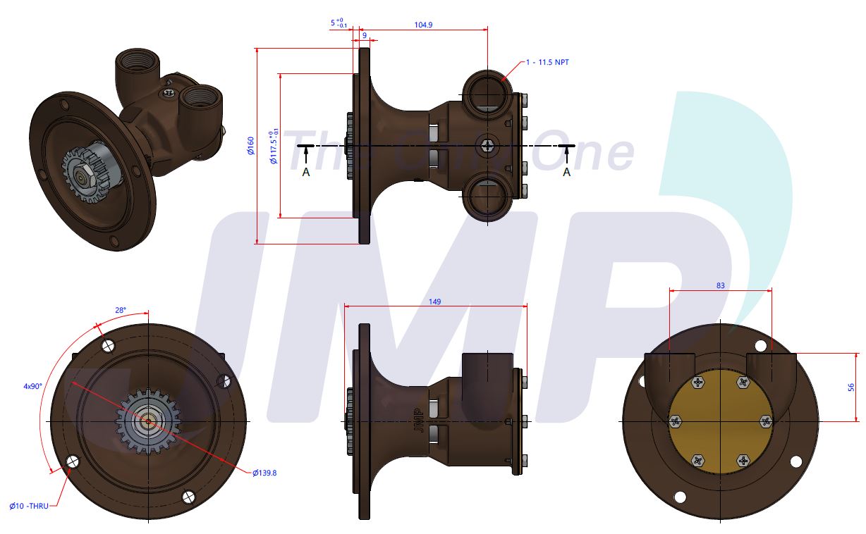 Detroit Diesel 2-71 Series Seawater Pump Replacement