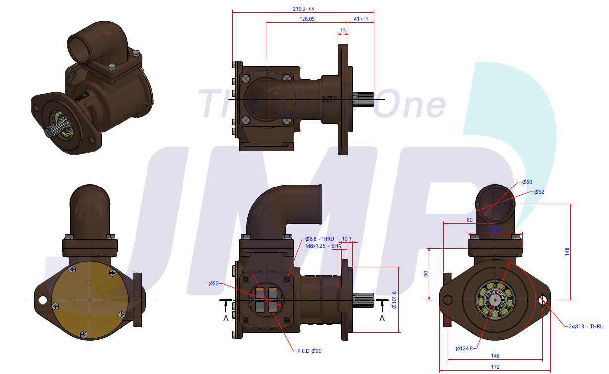 JMP JPR-JD50LF Replaces John Deere 6125A/H